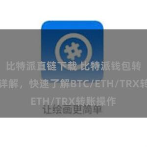 比特派直链下载 比特派钱包转账教程详解，快速了解BTC/ETH/TRX转账操作