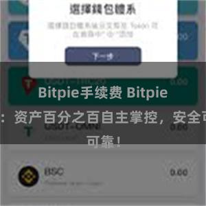 Bitpie手续费 Bitpie钱包：资产百分之百自主掌控，安全可靠！