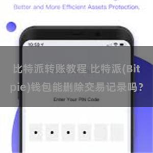 比特派转账教程 比特派(Bitpie)钱包能删除交易记录吗？