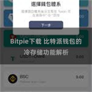 Bitpie下载 比特派钱包的冷存储功能解析