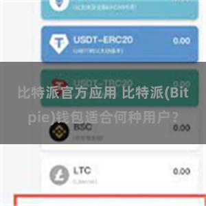 比特派官方应用 比特派(Bitpie)钱包适合何种用户？