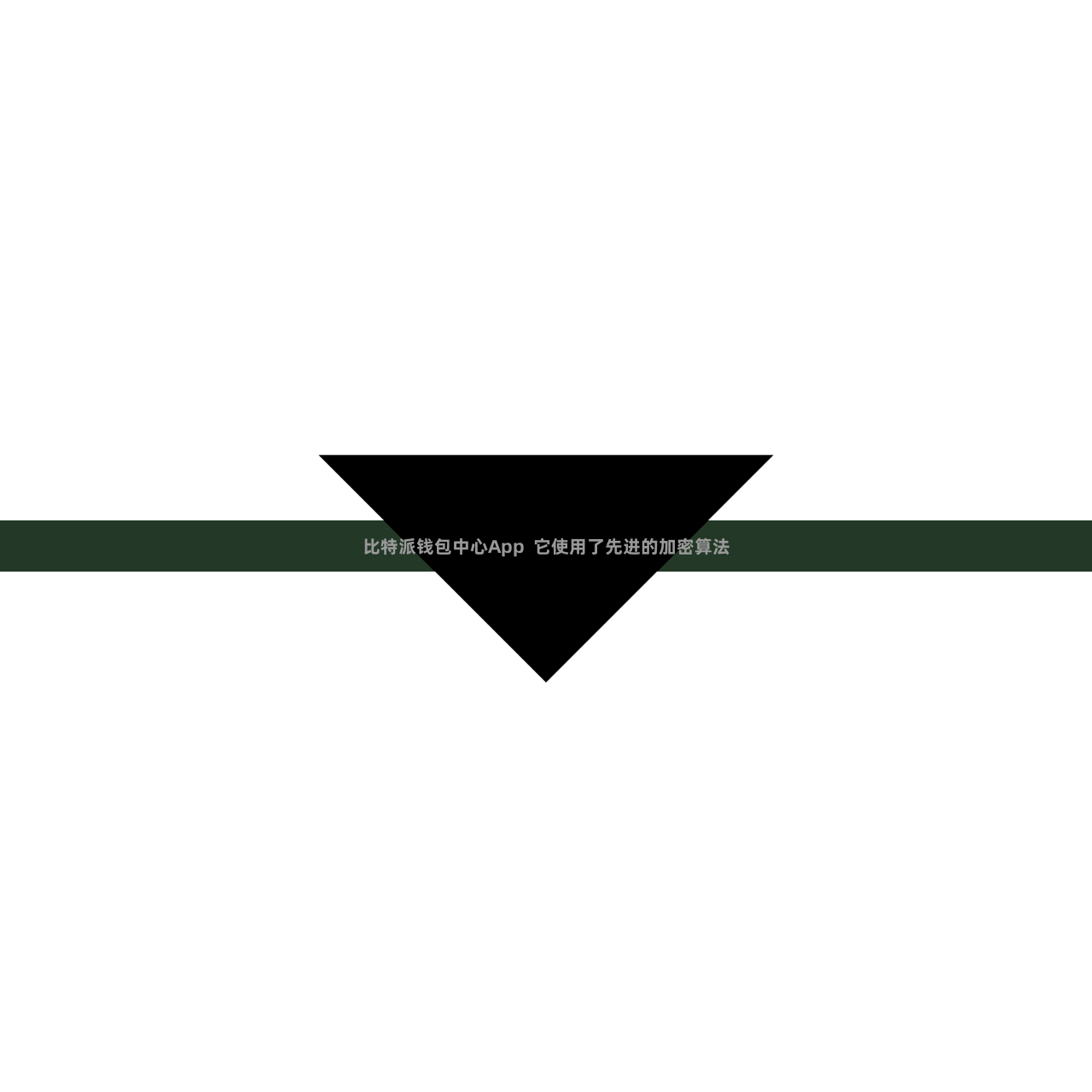 比特派钱包中心App  它使用了先进的加密算法