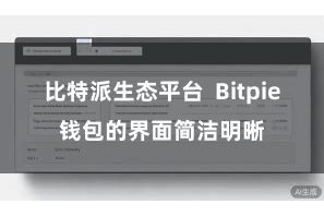 比特派生态平台  Bitpie钱包的界面简洁明晰