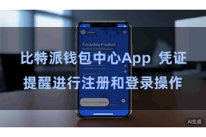 比特派钱包中心App  凭证提醒进行注册和登录操作